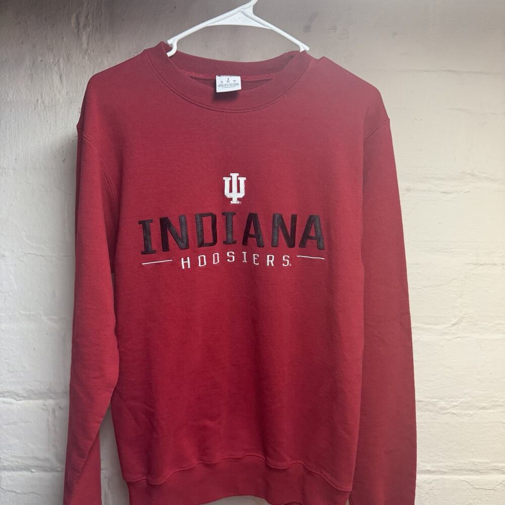Champion Indiana University IU Crewneck Sweatshirt Small NCAA College Pullover